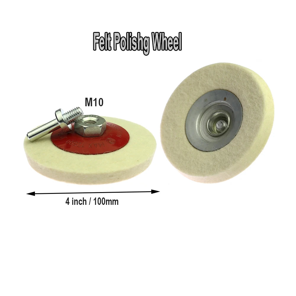 Non-Woven Grinding Polishing Flap Wheel Disc – 6mm Shank
