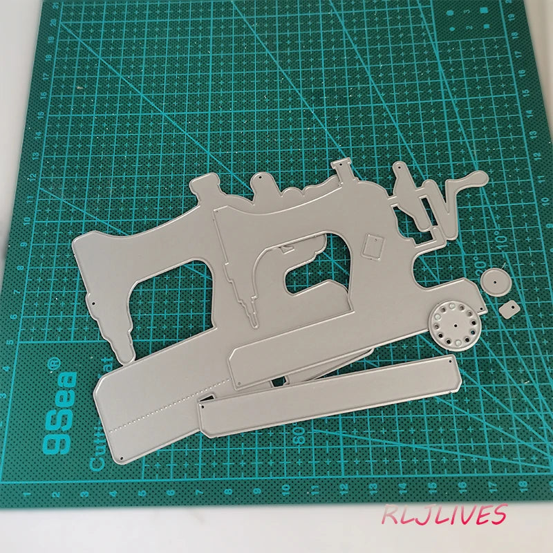 Sewing Machine Metal Cutting Die – DIY Scrapbooking Stencil