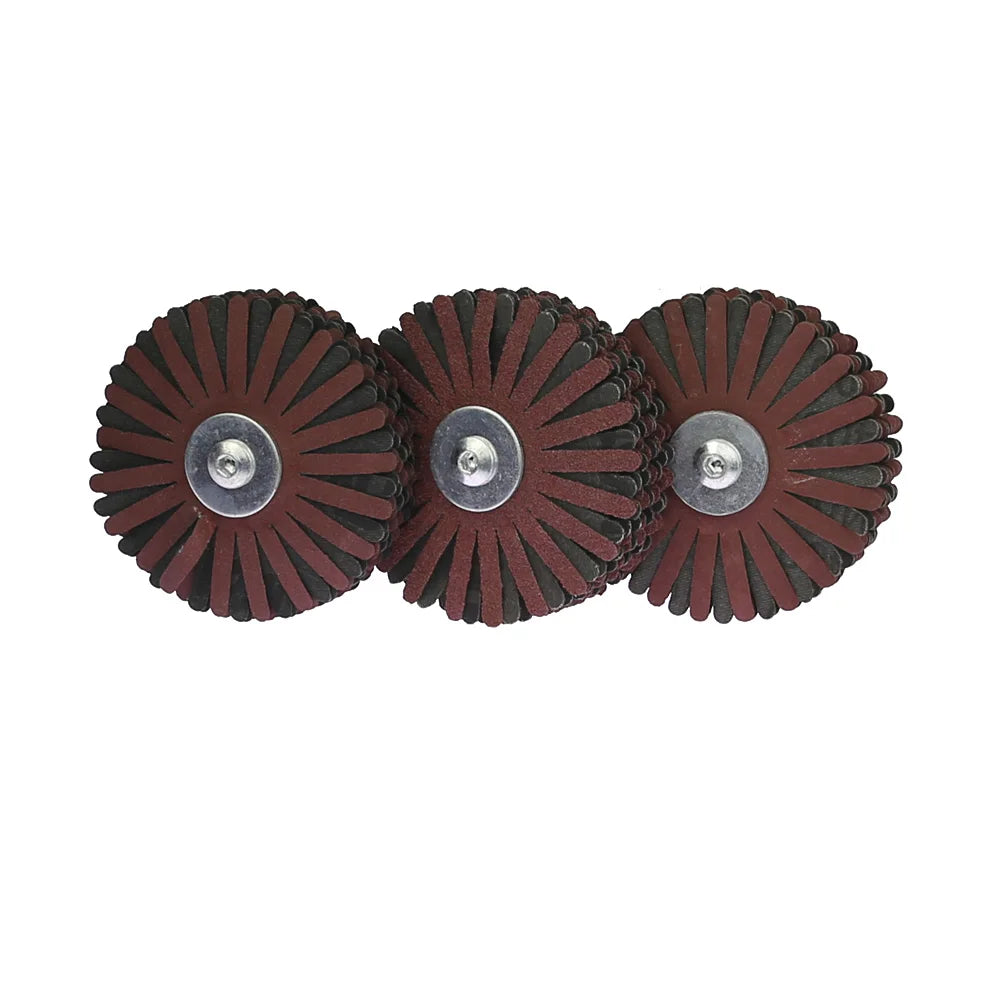 80mm Radial Abrasive Brush – Sandpaper Polishing Wheel for Wood