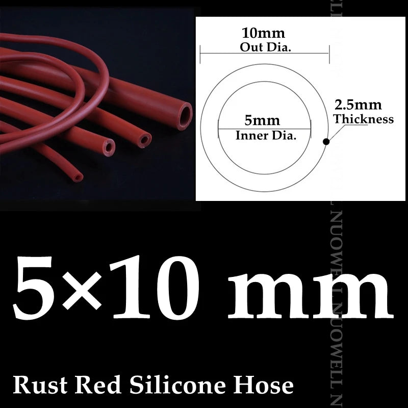 Food Grade Silicone Hose 100cm | Flexible Pipe 2–32mm I.D.