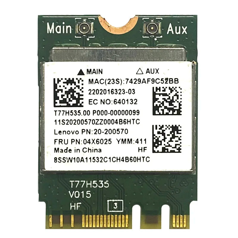 RTL8723BE NGFF Wireless Card 04X6025 for Lenovo E450 E455 Y50-70