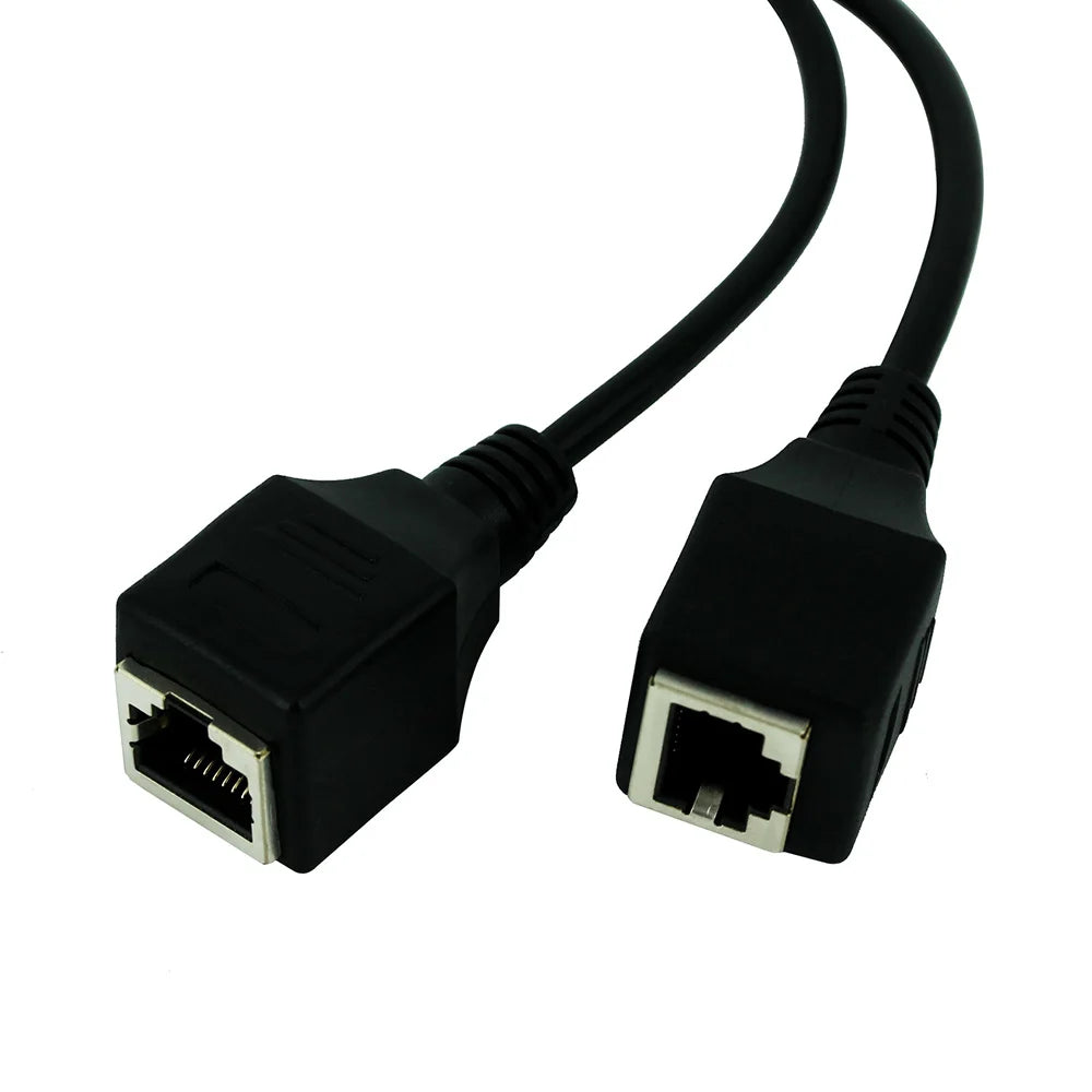 RJ45 1 to 2 LAN Splitter Cable – Cat5 Cat5e Cat6 Adapter