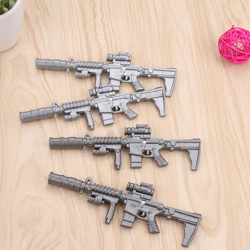 Machine Gun Model Novelty Gel Pen – 0.5mm Black Ink