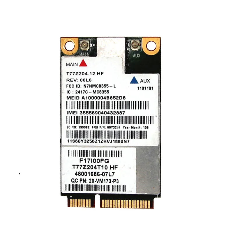 MC8355 Gobi3000 HSPA+ WWAN Wireless Card – 3G GPS PCI-E