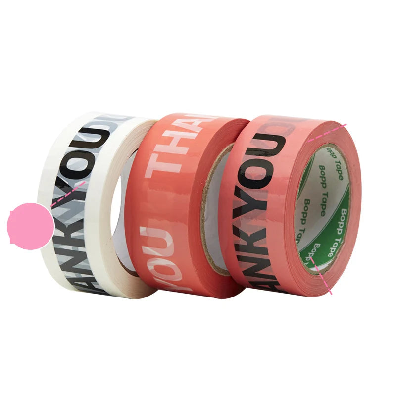 Thank You Packing Tape 4.5cm x 100M | Colorful Shipping Tape