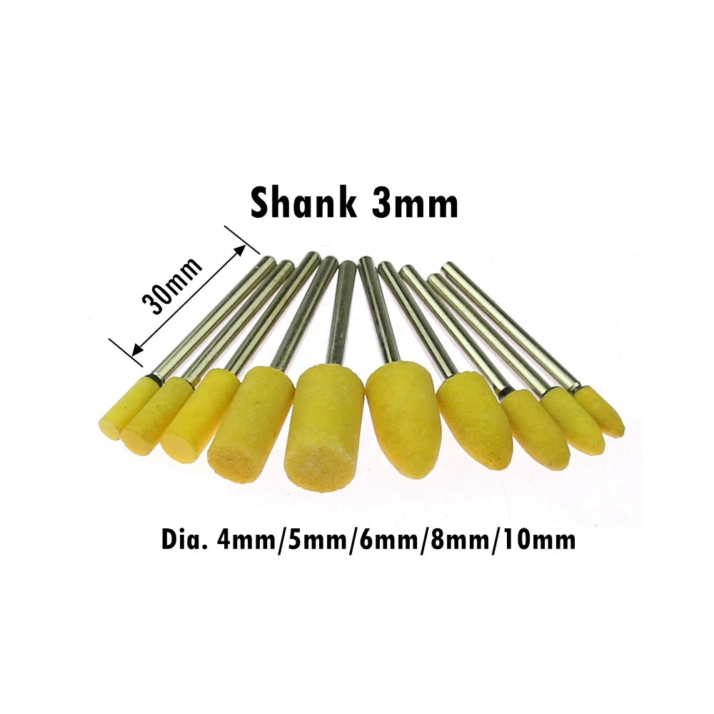 100-Pc Ceramic Mounted Grinding Point Set | Die Grinder Bits