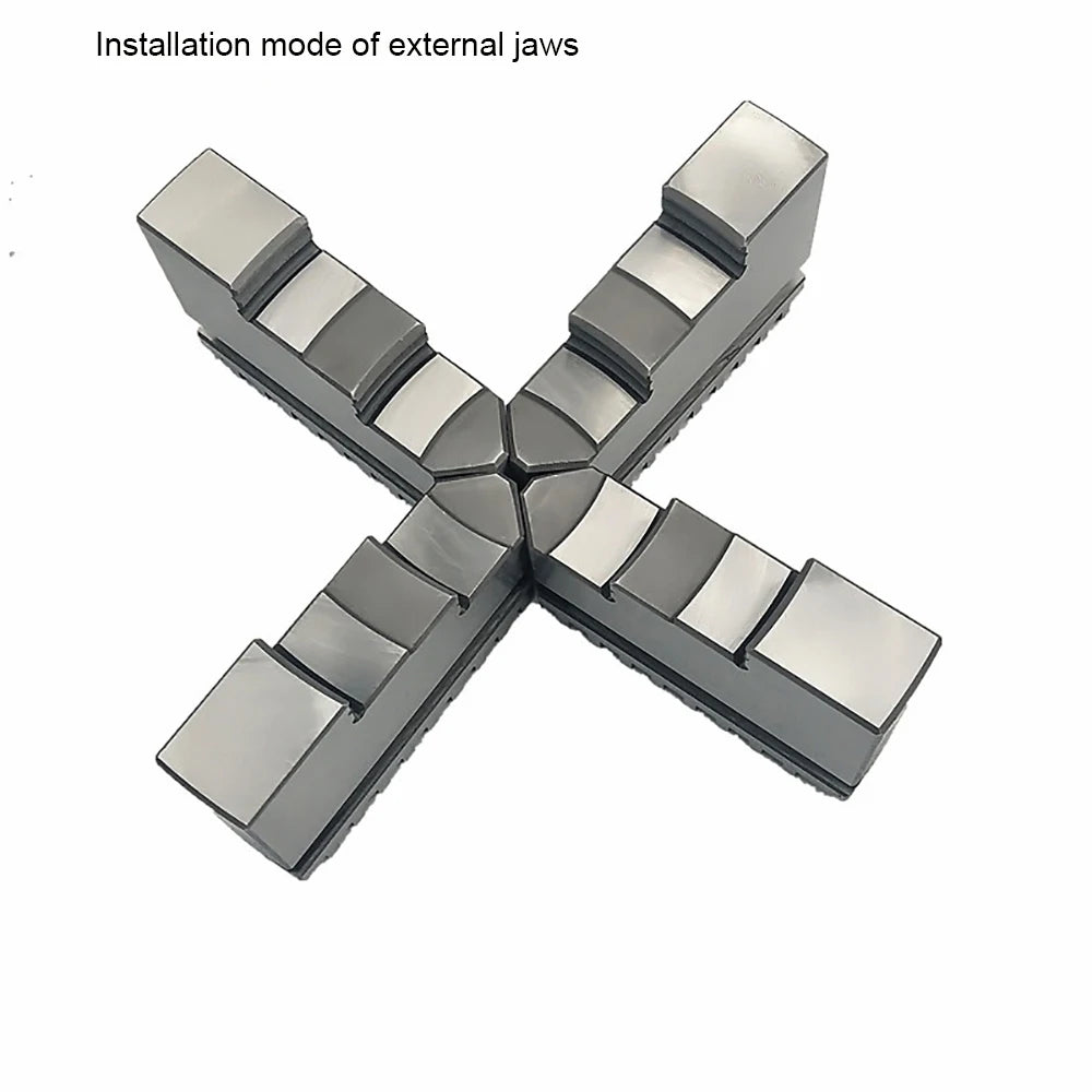 JINSLU K12-125 Lathe Chuck External Jaws – 4-Jaw Self-Centering