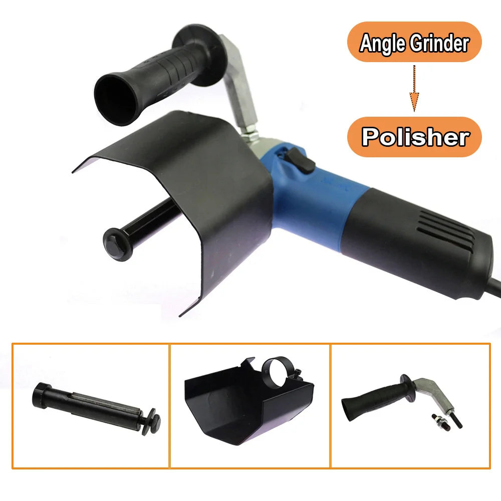 Angle Grinder to Drum Wheel Polisher Adapter Kit | HP-P01