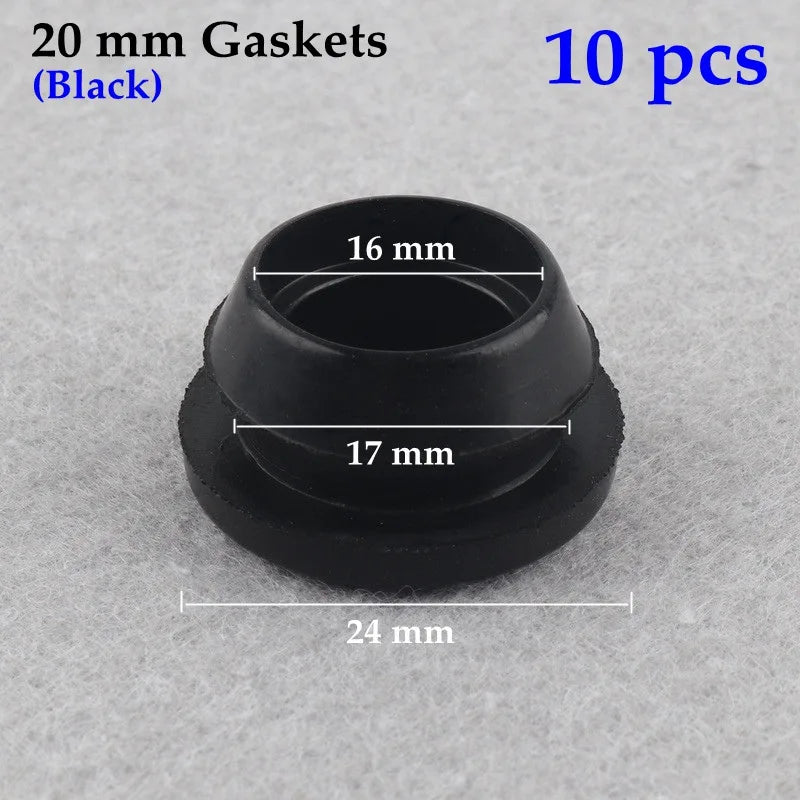 PE Pipe Seal Rings 16–20mm | Garden Irrigation Gaskets 10–100pk