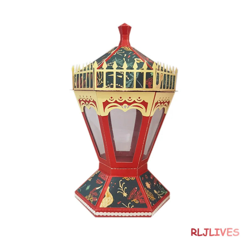 3D Lantern Box Metal Cutting Die Set – DIY Scrapbooking