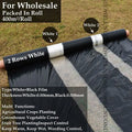 Black & White PE Mulching Film 400m² Roll – Weed Control