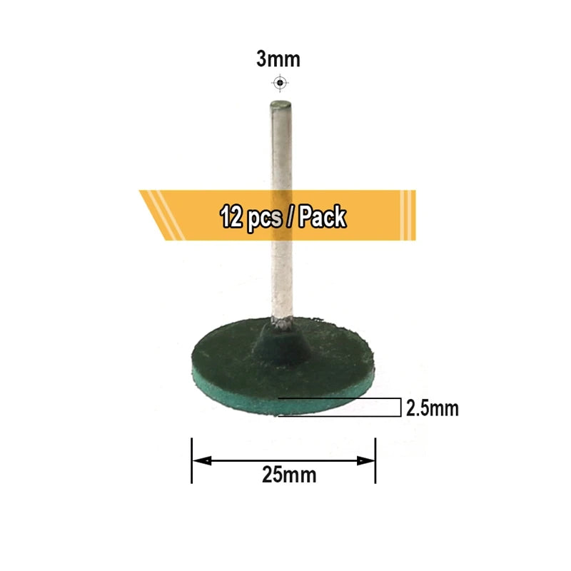 12-Pc T-Shape Buffing Polishing Wheel Set | Drill Die Grinder