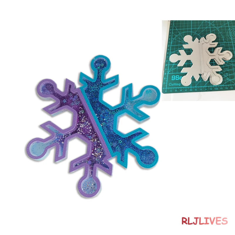 Snowflake Bag Topper Metal Cutting Die | DIY Scrapbooking