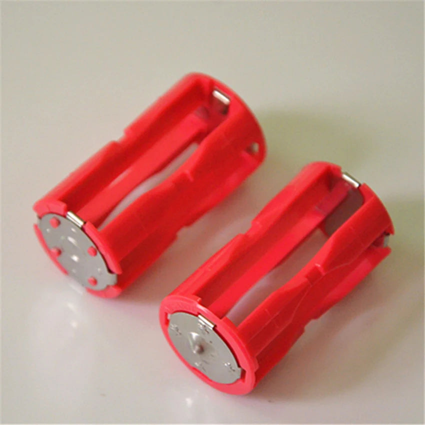 4x AAA to C Size Battery Adapter Converter Holder Case