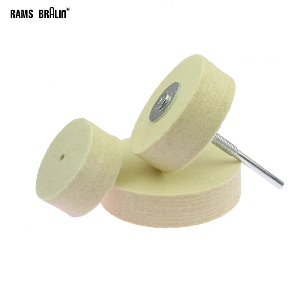 Felt Buffing Wheel – Metal, Glass & Plastic Mirror Polish Tool
