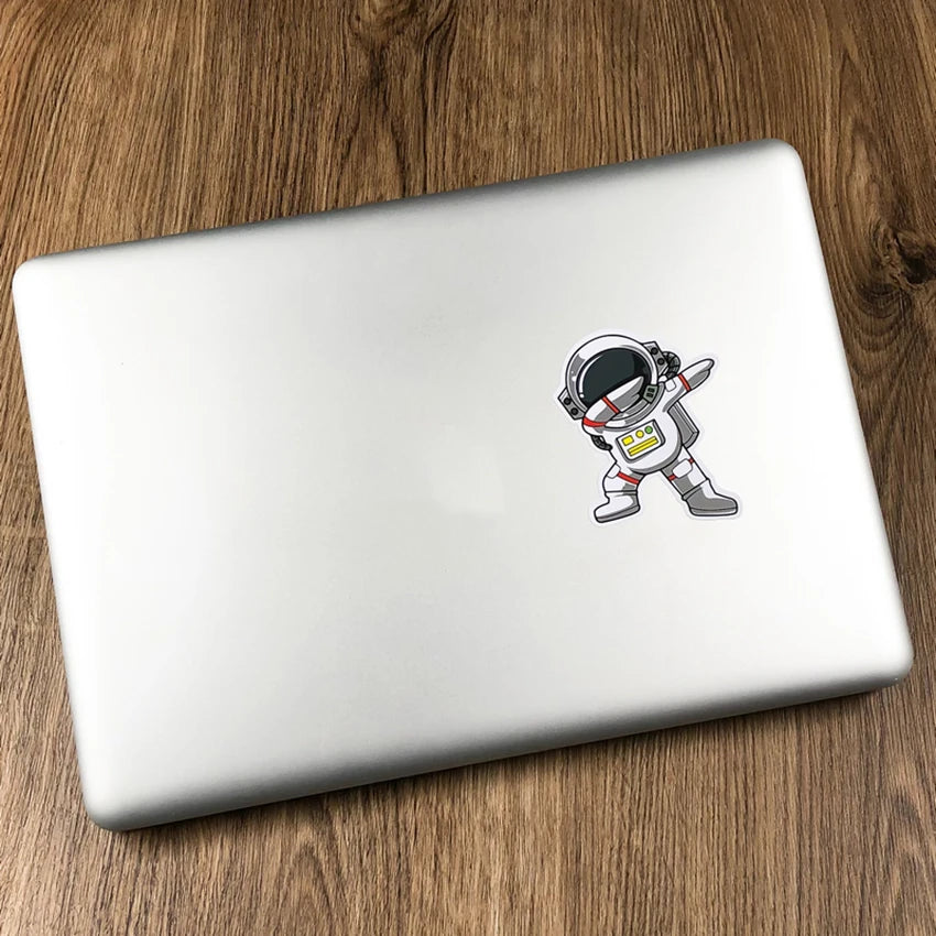 Cartoon Cosmonaut Waterproof Sticker Decal – 7.4×8.0cm