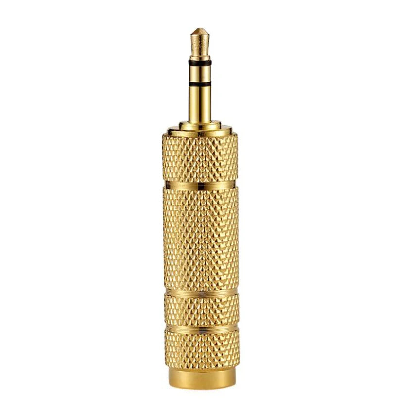 3.5mm to 6.5mm Stereo Jack Adapter | Male to Female Audio Converter