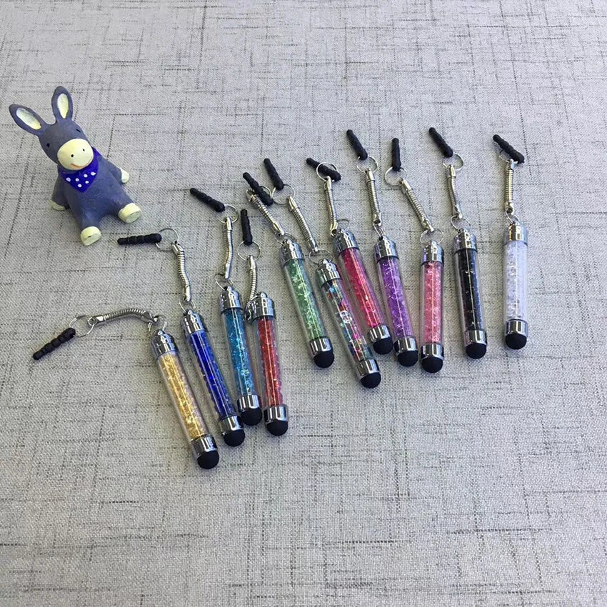 Rhinestone Stylus Pen with Dustproof Plug – Universal Touch