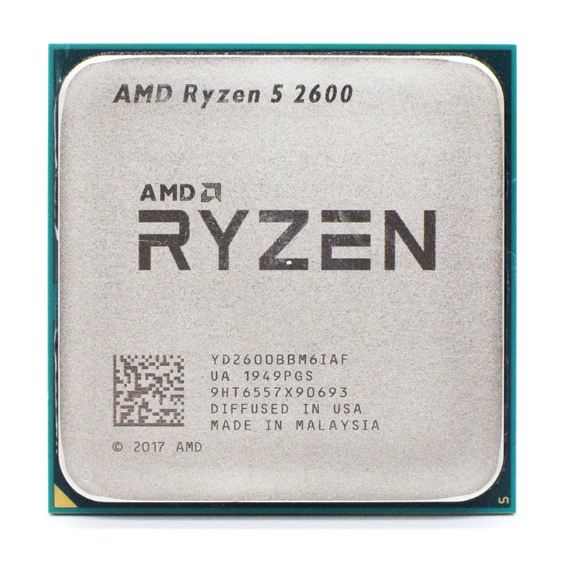 AMD Ryzen 5 2600 6-Core AM4 CPU – 3.4GHz 65W Processor
