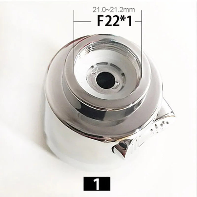 360° Swivel Faucet Aerator Chrome Nozzle M24 M22 M20 Adapter