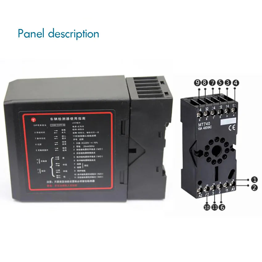 Single Channel Inductive Vehicle Loop Detector – 4 Sensitivity