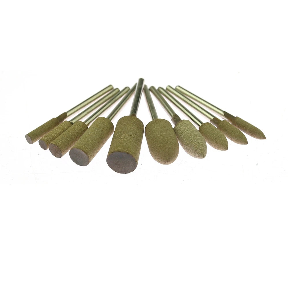 10-Pc Wool Felt & Cowhide Polishing Wheel Set – Rotary Tool