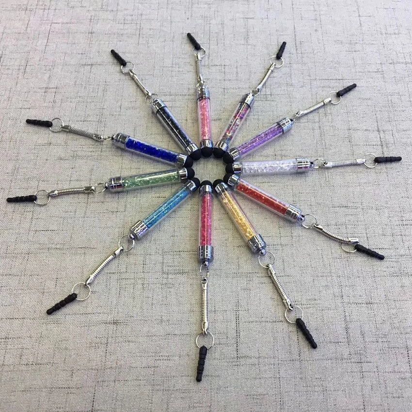 Rhinestone Stylus Pen with Dustproof Plug – Universal Touch