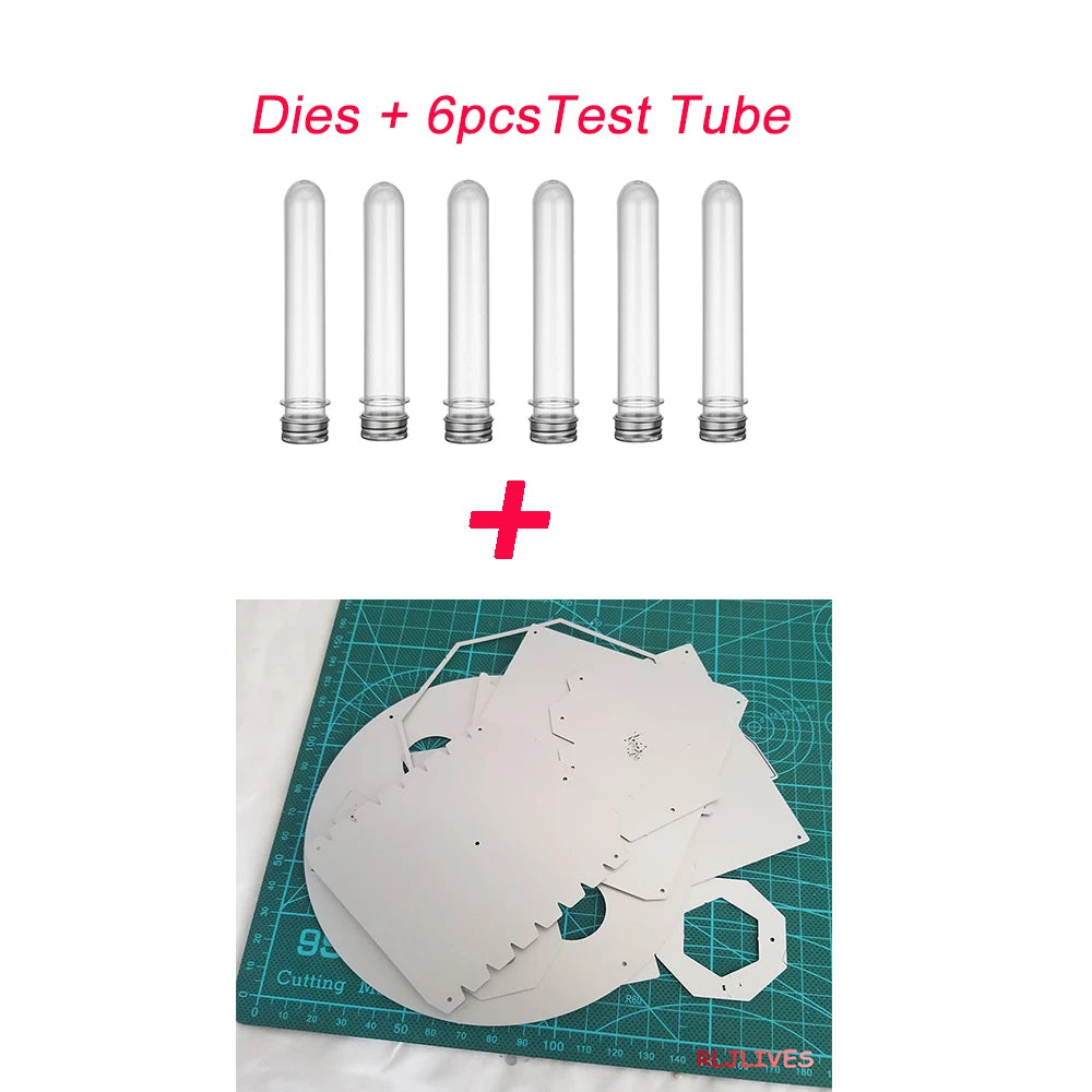 Test Tube Carousel Metal Cutting Dies – DIY Scrapbooking