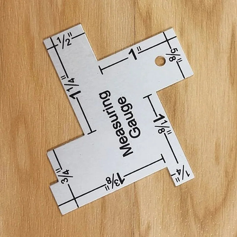 Metal Precision Seam Gauge – Quilting & Sewing Ruler Template