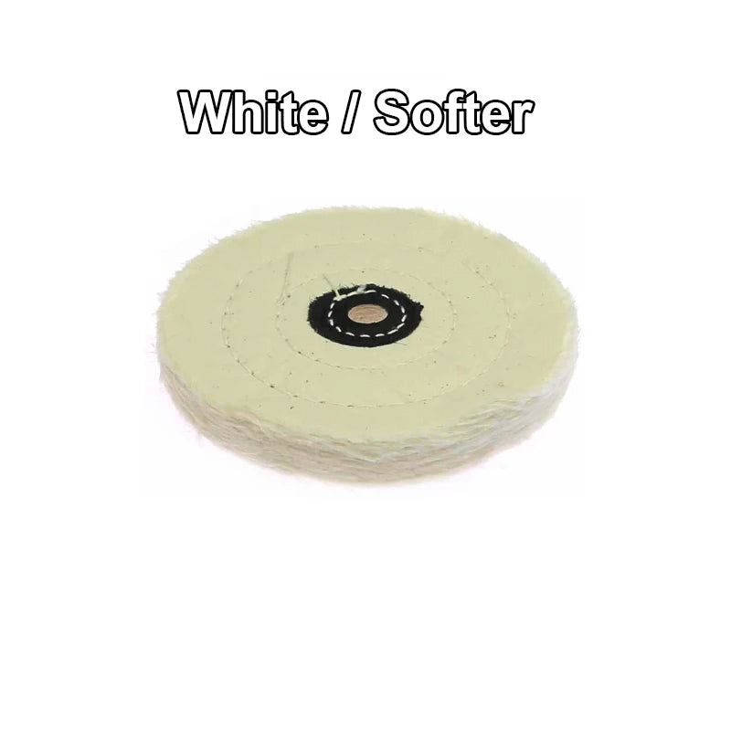 Cotton Lint Polishing Buffing Wheel for Jewelry & Metal | 50 Layer