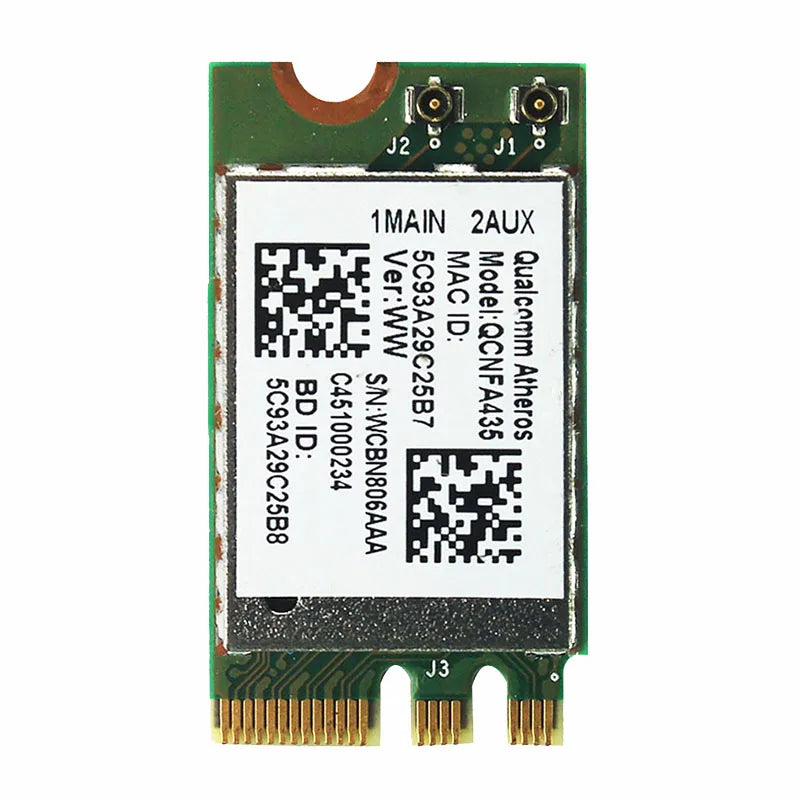 QCNFA435 QCA9377 Dual-Band NGFF M.2 WiFi & Bluetooth Card