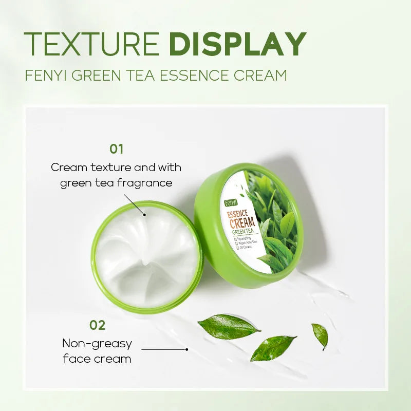 LAIKOU Green Tea Facial Cream – Oil Control & Pore Minimizing