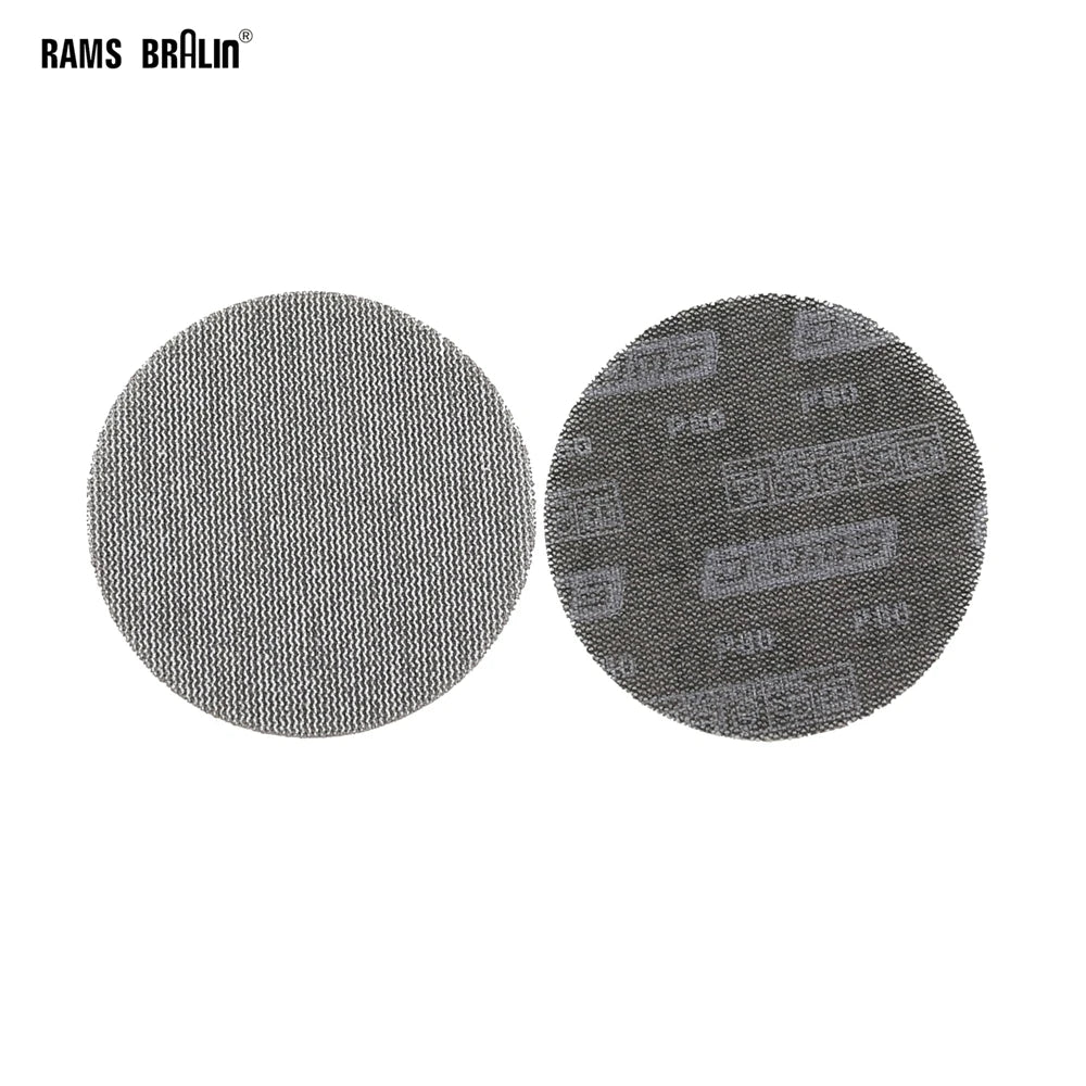 Mesh Hook & Loop Sanding Discs 2"–5" | 10-Piece Net Sandpaper