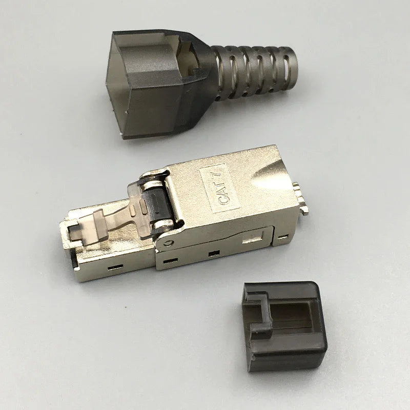 OULLX CAT7 RJ45 Connector 50U – No Crimp Shielded FTP 8P8C