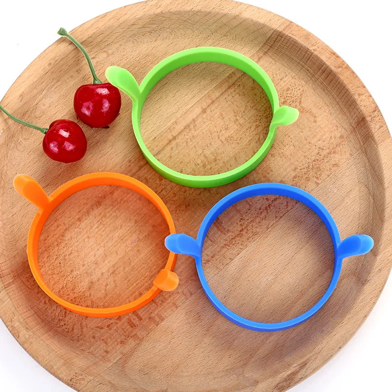 2-Pack Silicone Egg & Pancake Ring Molds | Kitchen Tool