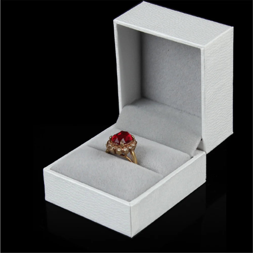 Beige Jewelry Box – Ring, Earring, Necklace & Bracelet Organizer