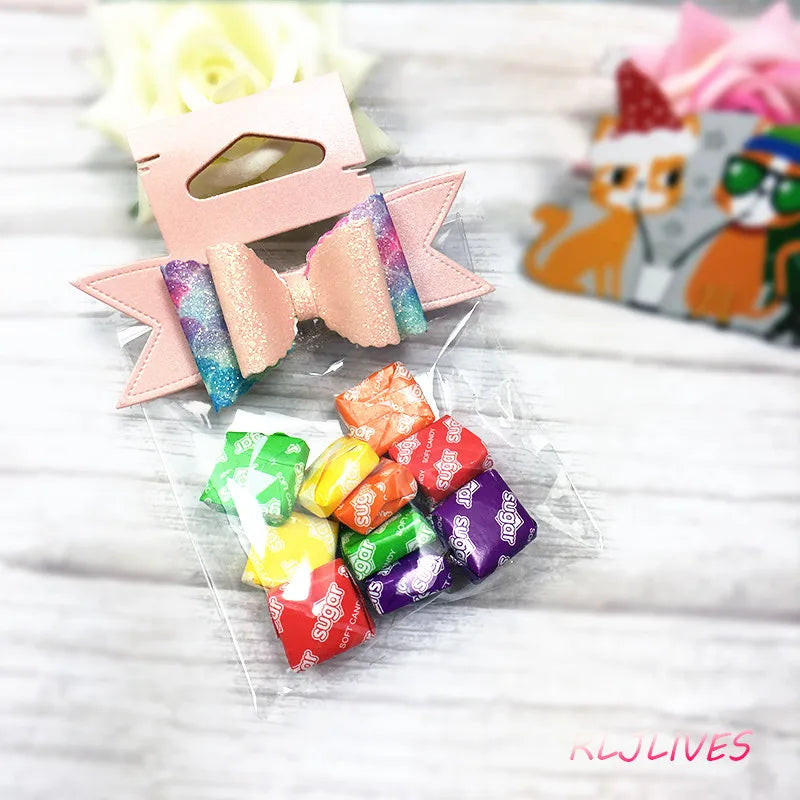 Double Bow Bag Topper Metal Cutting Die – DIY Scrapbooking