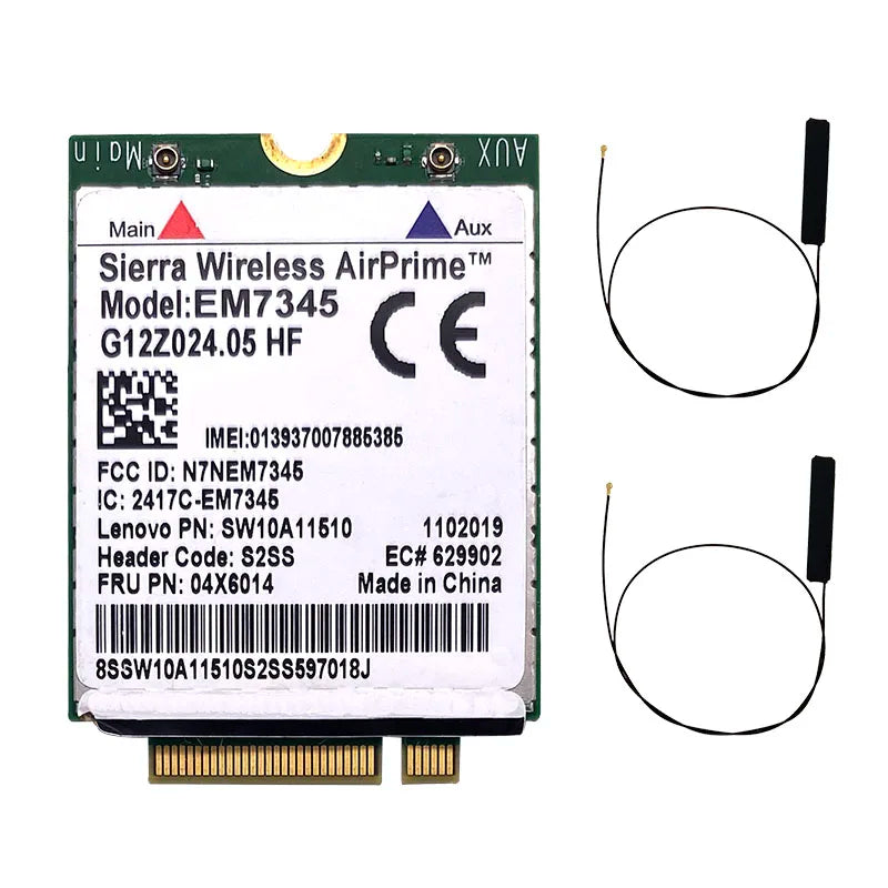 Sierra Wireless EM7345 GOBI5000 4G LTE M.2 NGFF WWAN Module