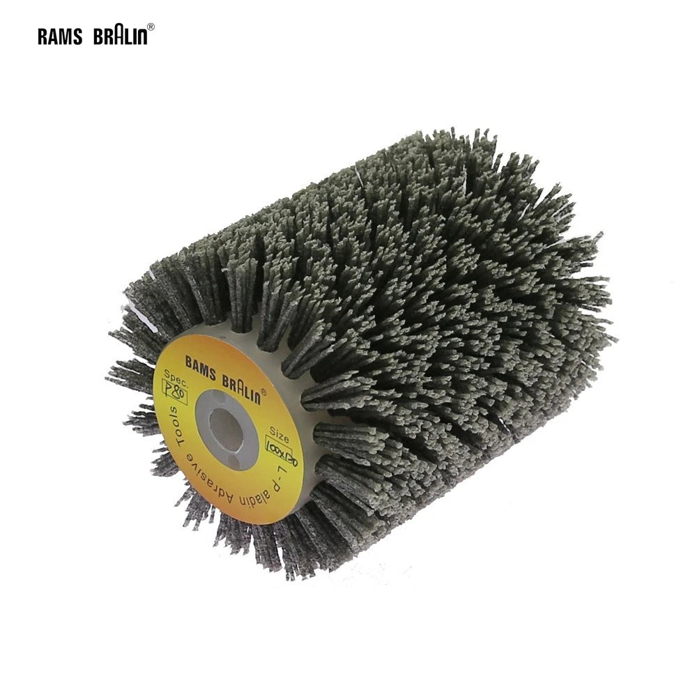 Nylon Wire Brush Wheel 100×120×13mm | 9741 Sander P80–P600
