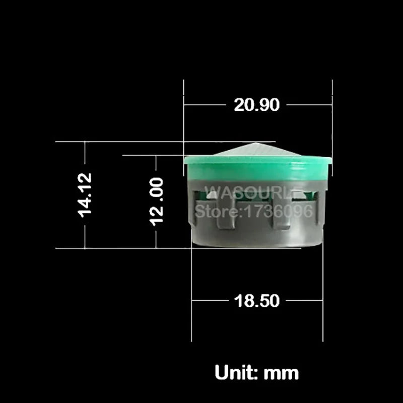WASOURLF 6-Pack Water Saving Faucet Aerator M22 M24 Thread