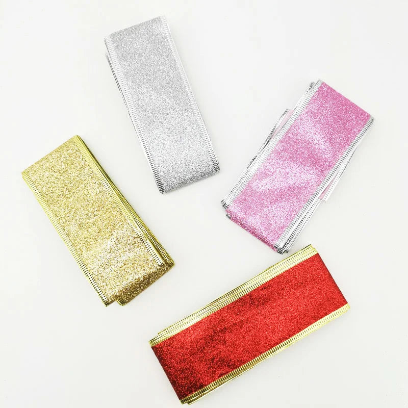 Shiny Gold Organza Ribbon 5cm x 2M – Gift & Holiday Crafts