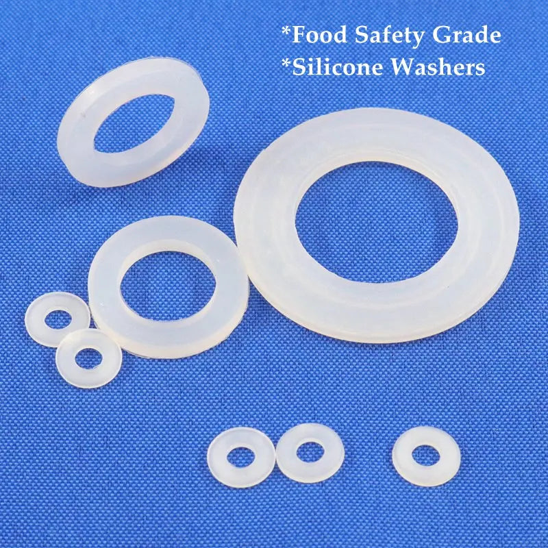 Silicone Sealing Washers 20–50mm – Aquarium & Irrigation Gaskets