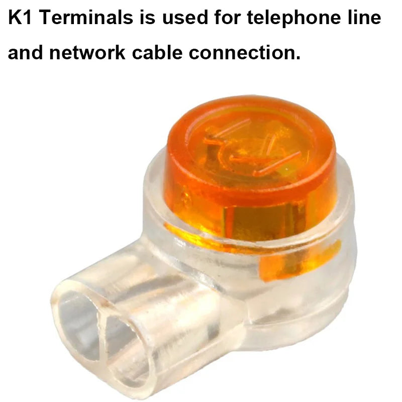 OULLX K1 K2 Crimp Wire Connectors | RJ45 & Telephone Terminals