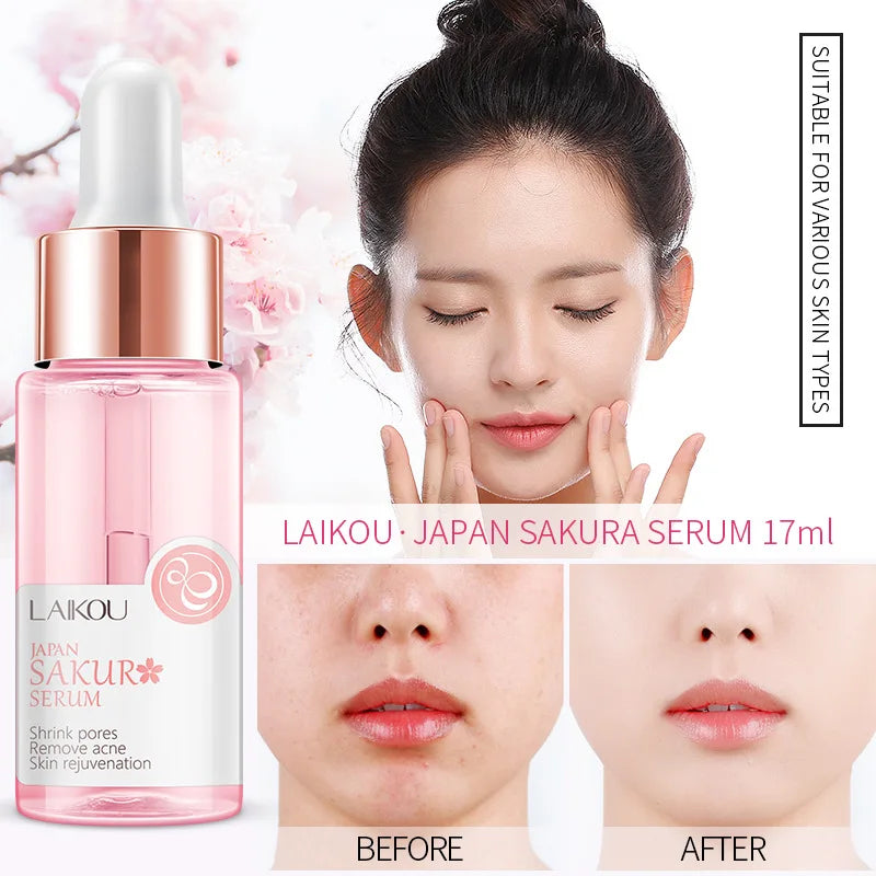LAIKOU Sakura 24K Gold Vitamin C Hyaluronic Acid Face Serum 17ml