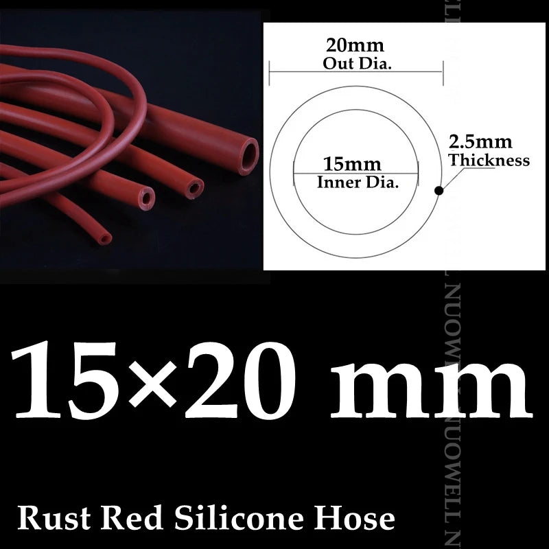 Food Grade Silicone Hose 100cm | Flexible Pipe 2–32mm I.D.