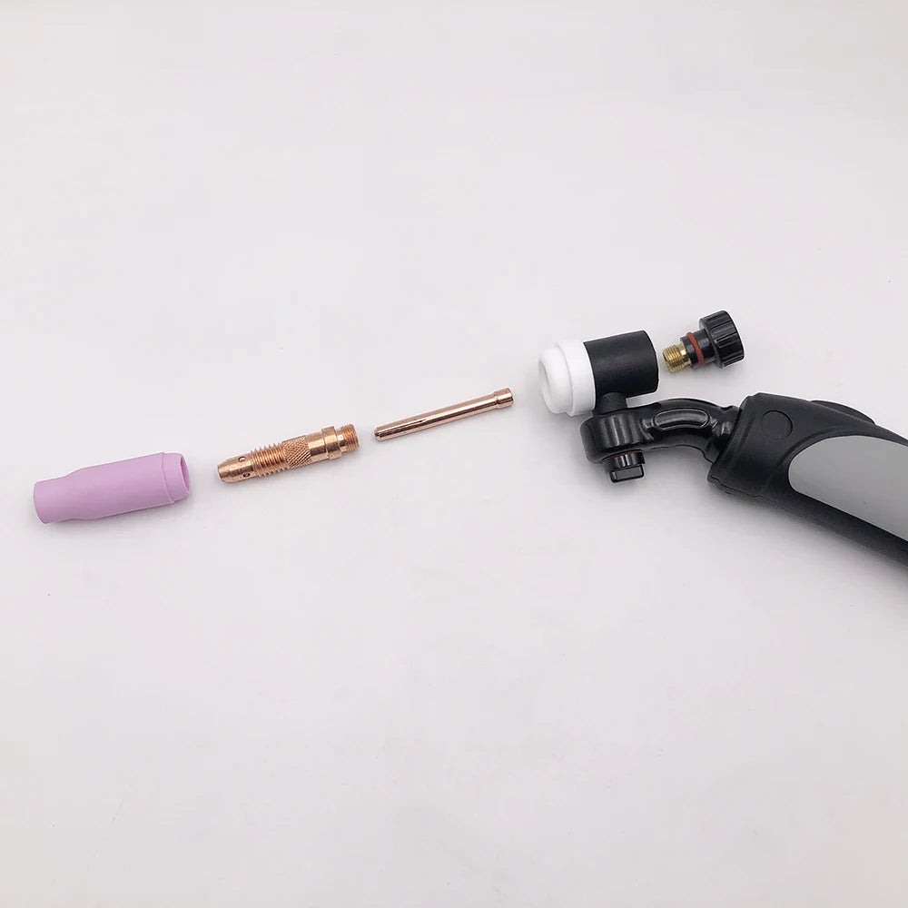WP-18 Swivel Rotary Water Cooled TIG Torch Head | 1/4-28 Thread