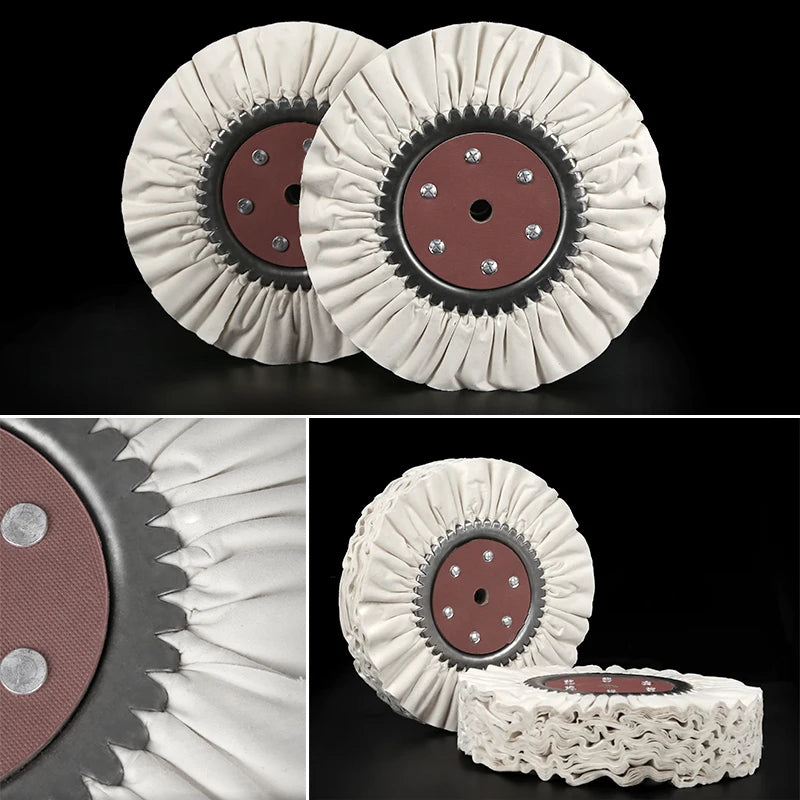 Cotton Airway Buffing Wheel 6" 8" – Cloth Polishing Buff