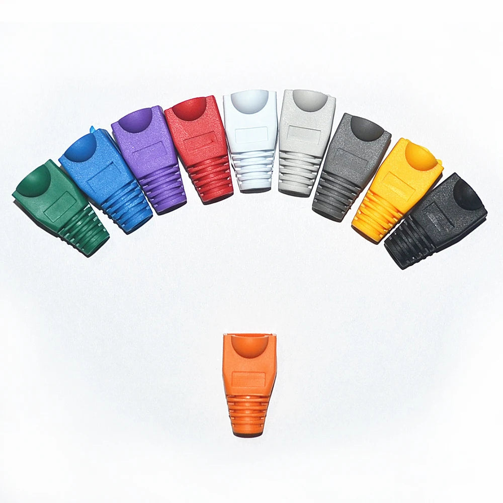 RJ45 CAT6 CAT5e Protective Caps Multicolour 50–100 Pack