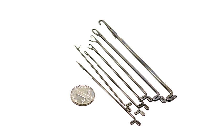 7-Piece Mixed Size Latch Hook Needles – Knitting & Crochet Set
