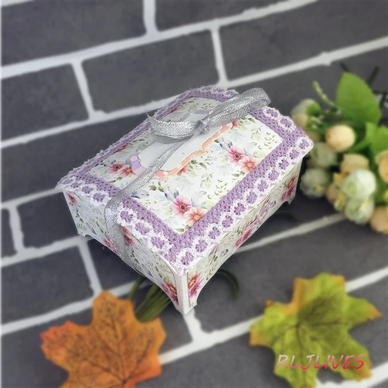 Jewelry Box Metal Cutting Dies – DIY Scrapbooking & Cards